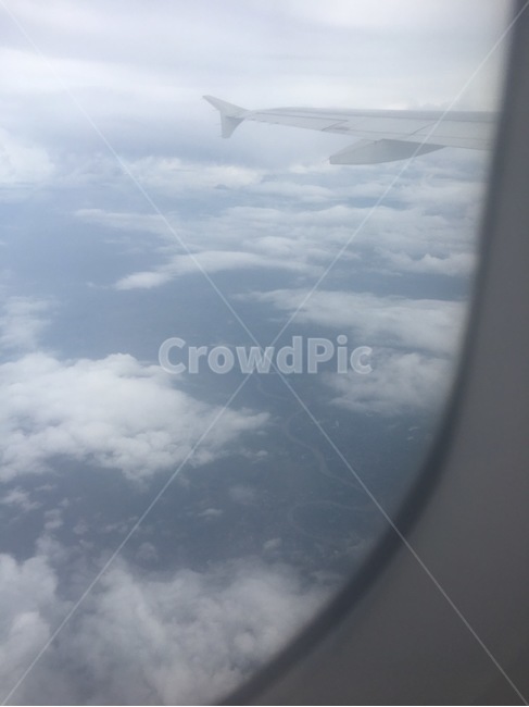 하늘,비행기,여행,구름,airplane,landscape,바다,sky