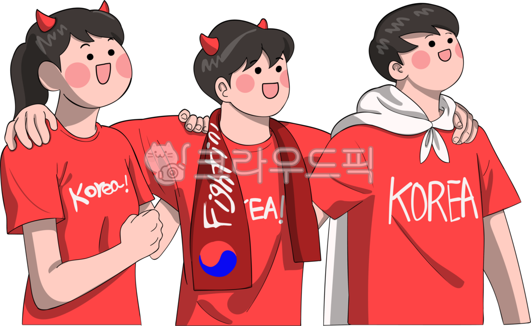 월드컵,붉은악마,축구,응원,거리응원,대한민국,한국,응원단,혼성,태극기,코리아,korea,열정,단체,단합,스포츠,운동,시민,여자,남자,청년,청춘,젊음,대학생,학생,여학생,남학생,일러스트,월드컵일러스트,티셔츠,사람,사람들