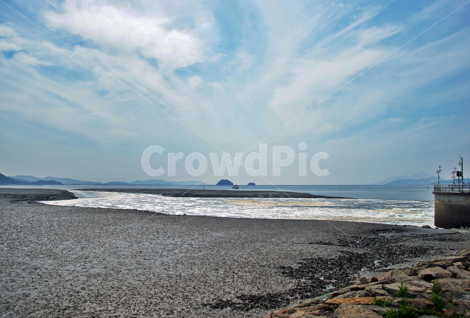 범섬,서해,갯벌,바다,뻘,진흙,자연,풍경,nature,landscape