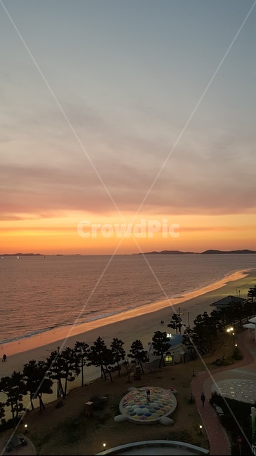 바다,노을,해질녘,봄,서해바다,자연,풍경,nature,landscape,해변,바다,beach,sea,outdoors,옥외