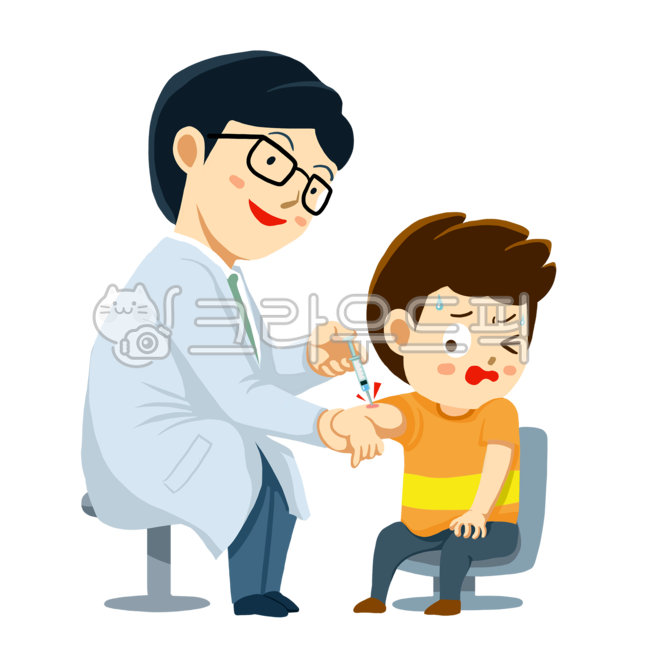 예방접종,백신,접종,주사기,일러스트,병원,의사,환자,어린이,유아,예방접종일러스트,백신일러스트,접종일러스트,의사일러스트,병원일러스트,바이러스
