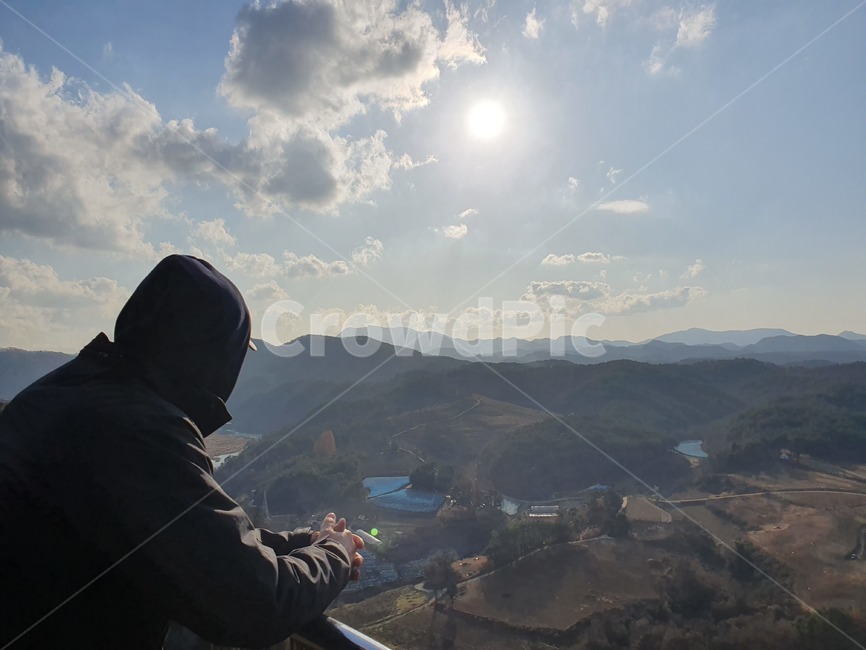 자연,항공,사람,경치,하늘