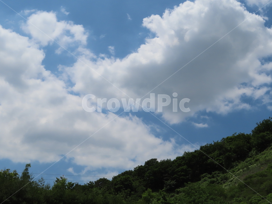 구름,하늘,언덕,흰색,파랑색,초록색,아름다움,풍경,자연,thesky,sky,white,blue,green,beauty,landscape,nature