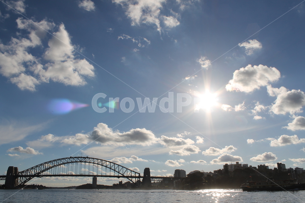 바다,sea,sky,bluesky,하늘,푸른하늘,파란하늘,구름,cloud,clouds,sydney,시드니,architecture,건축물,building,건물,해,햇살,햇빛,light,sunlight,sun,harborbridge,해외,외국,세계,foreign,oversea,world