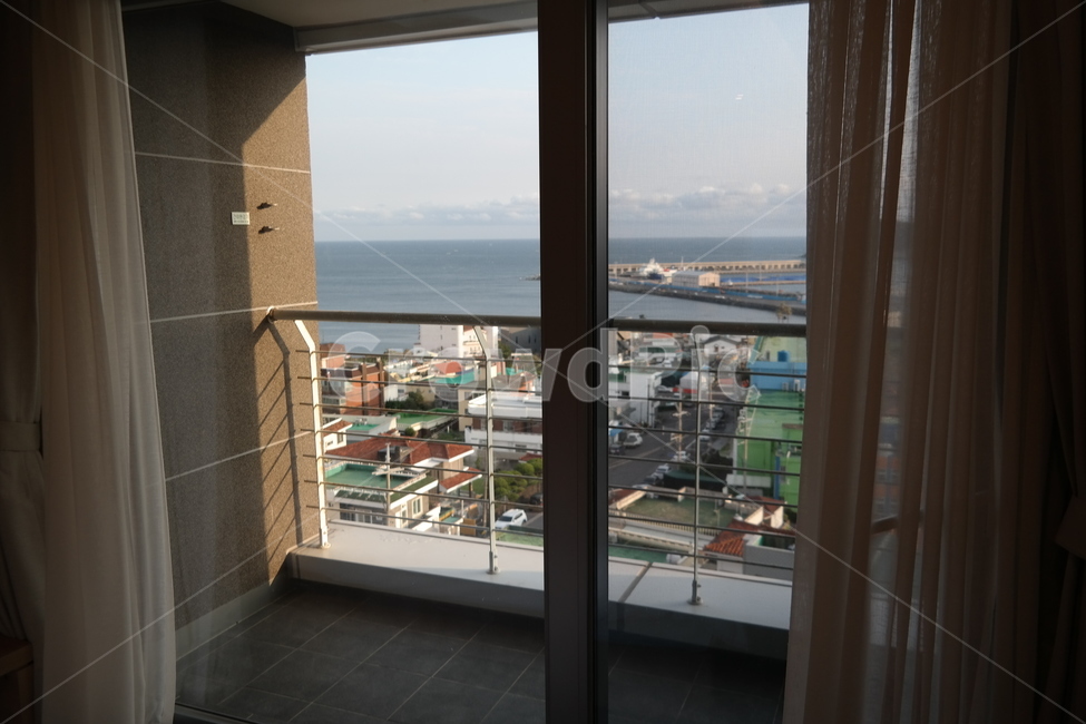 발코니,balcony,제주도,창밖,풍경,바다,하늘,배경