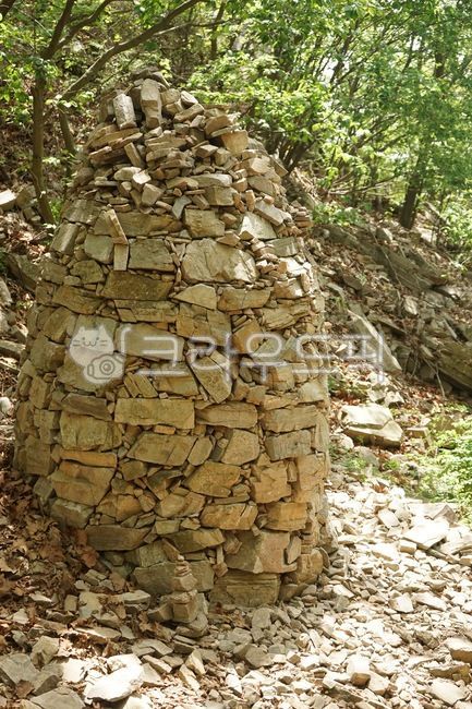 성황당,종교,한국전통종교,기원,돌무더기