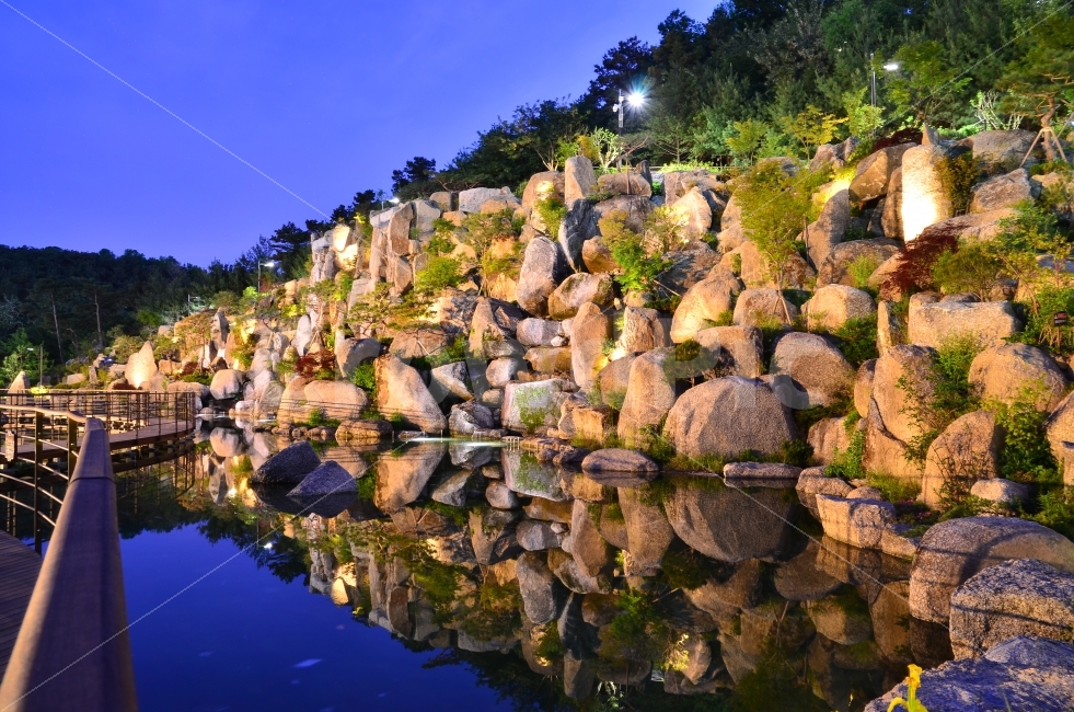 야경,노적봉폭포,반영샷,돌,풍경사진,자연,풍경,nature,landscape,outdoors,옥외,water,물,rock,록