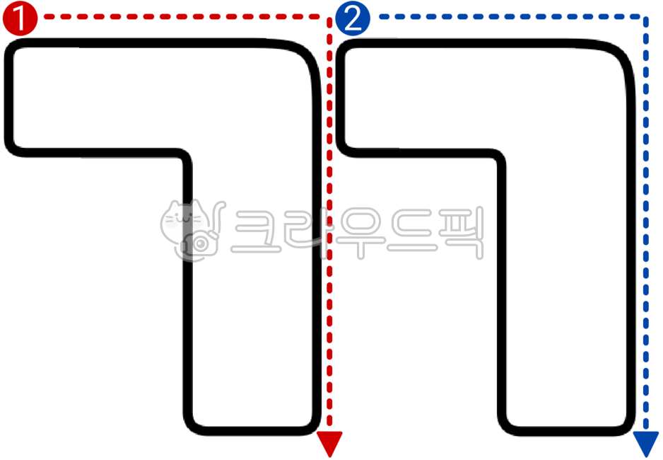 한글, 한국어, 자모음, korean, hangeul, 사진,이미지,일러스트,캘리그라피 - Adelie작가