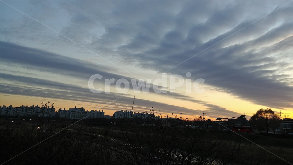 저녁풍경,저녁노을,저녁,노을,하늘,sky,도시풍경,city,구름,cloud,자연,풍경,nature,landscape,outdoors,옥외