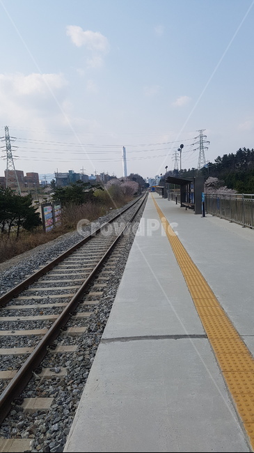 기차길,빈기차길,정거장,기차길과하늘,바다근처기찻길