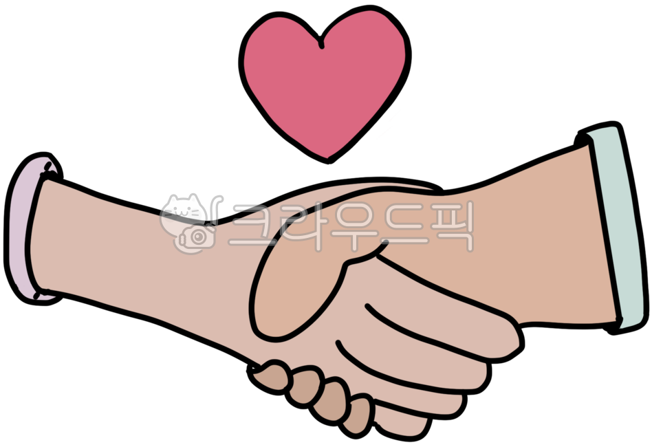 악수,악수그림,따뜻함,thankyou,손그림