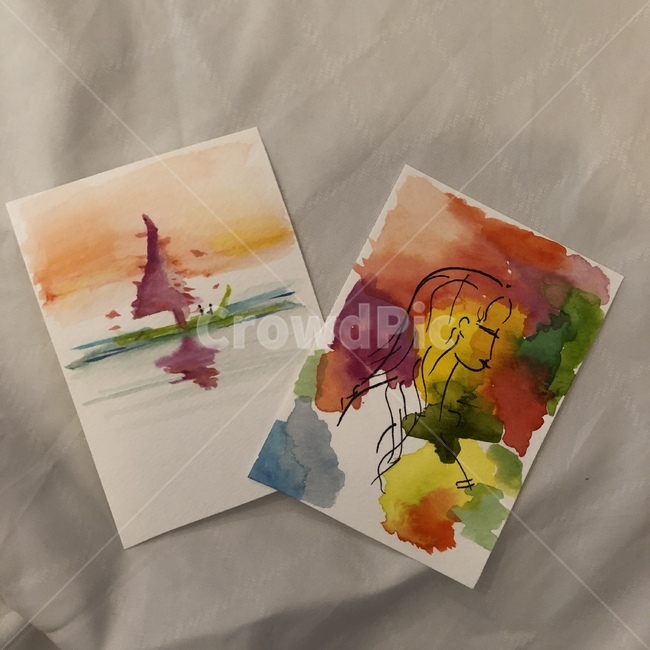 디자인,그림,색상,아트,풍경작품,인물작품,몽환,여자그림,풍경,노을,예술,art