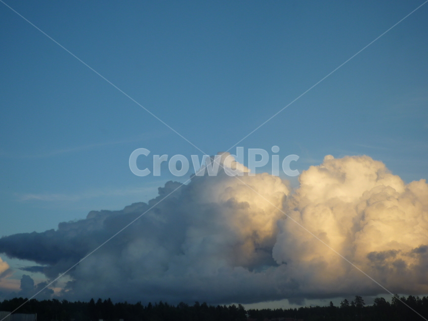 구름,하늘,파란색,숲,blue,forest,sky,clouds,nature,자연