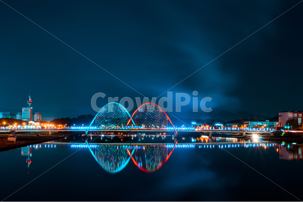 야경,엑스포다리,갑천,밤,night,nightscape,야경,밤,풍경,nightscape,night,landscape,city,시티,metropolis,중심지,urban,어반,town,도시,building,건물