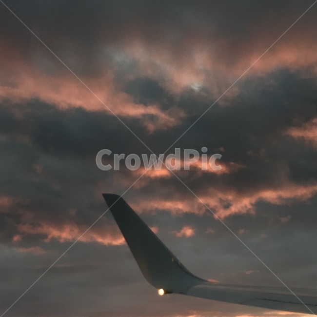 비행기,airplane,sunset,노을,하늘,배경
