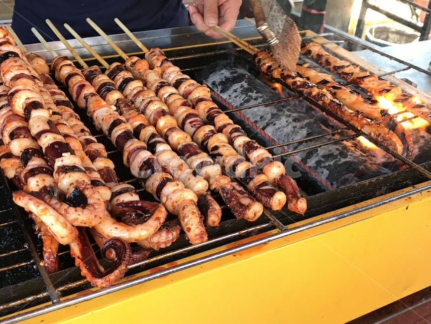 오징어구이,길거리음식,간식,오징어,꼬치