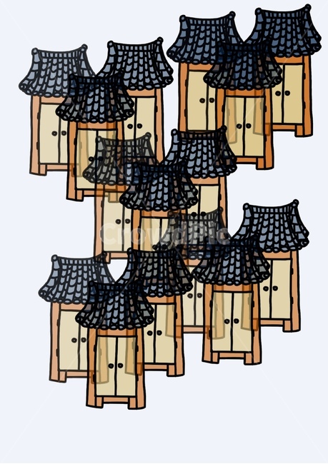 한옥,일러스트,그림,문,다중문,다중,복사,집,대문,art,한국전통,한국문화,korean traditional,korean culture,그래픽,일러스트레이션,graphic,illustration