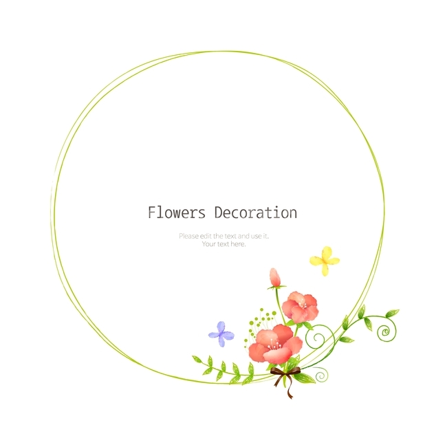 프레임디자인,꽃,꽃장식,꽃프레임,프레임,꽃이미지,장식,일러스트레이션,벡터,디자인,꽃디자인,식물,floraldesign,플로랄디자인,나비,봄,계절,spring,season,그래픽,일러스트레이션,graphic,illustration