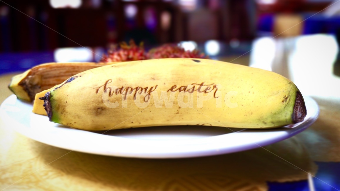 부활절,손글씨,바나나,easter,calligraghy,banana