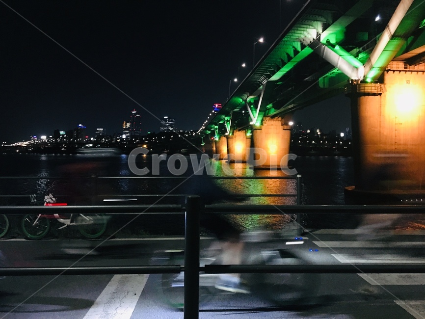 한강,밤,저녁,자전거,다리,hanriver,hangang,night,bridge,bicycle,bike,dusk,evening,riverside