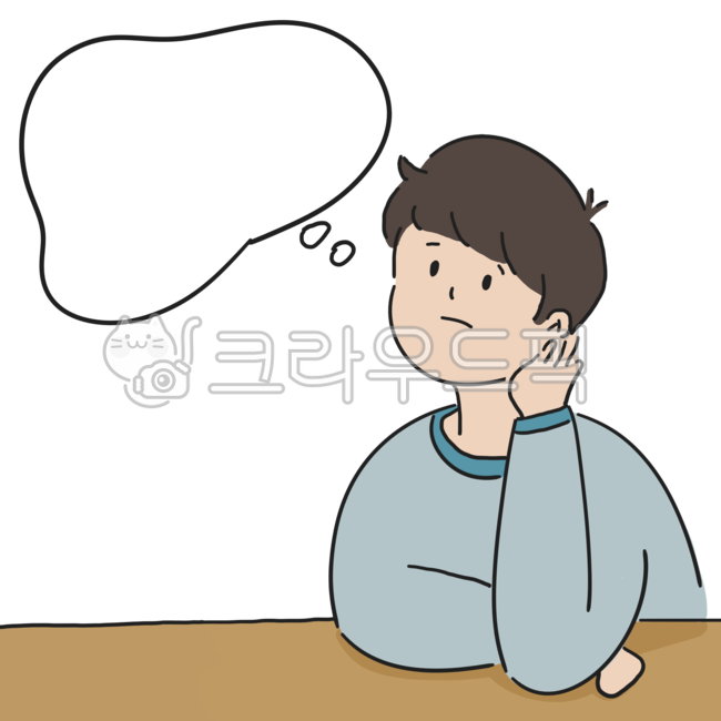 생각, 마음, 생각하는사람, 얼굴표정, 표정, 사진,이미지,일러스트,캘리그라피 - newzing작가