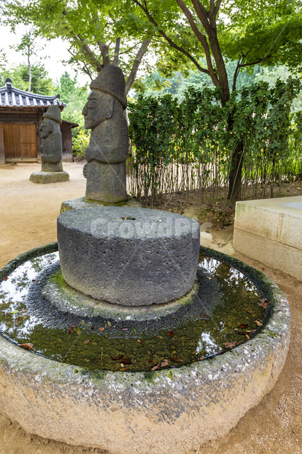 한국민속촌,전통멧돌,하루방,감성,한국의미