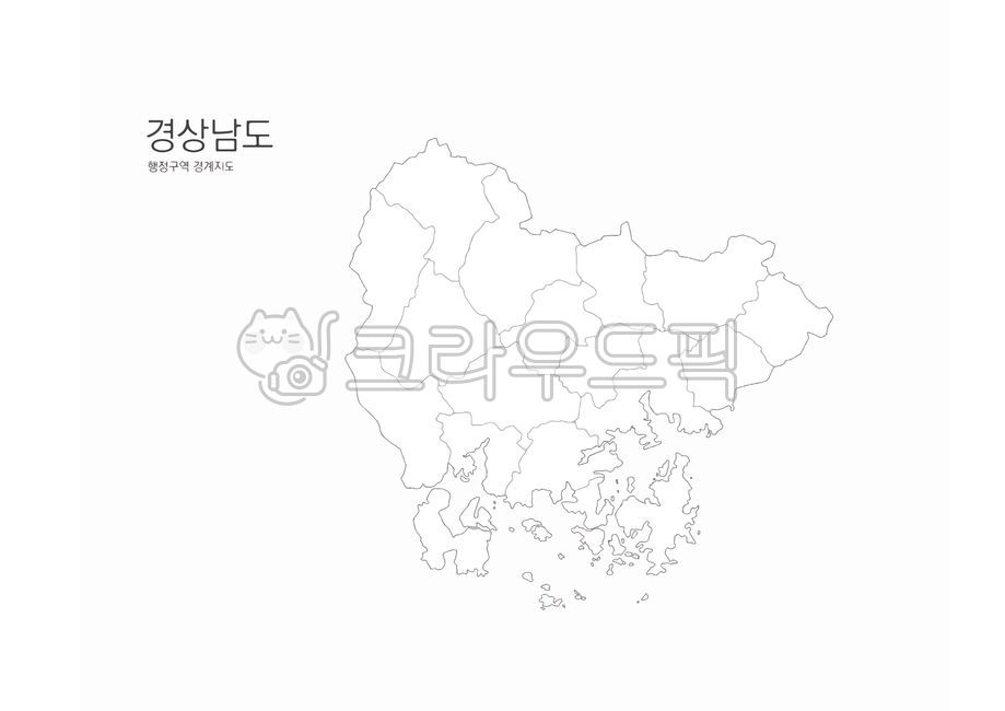 administrative district,Gyeongnam,Gyeongnam map,map illustration,border map,Tongyeong,Gyeongsangdo,south sea,Gyeongsangnamdo,map,Gyeongsangnamdo map