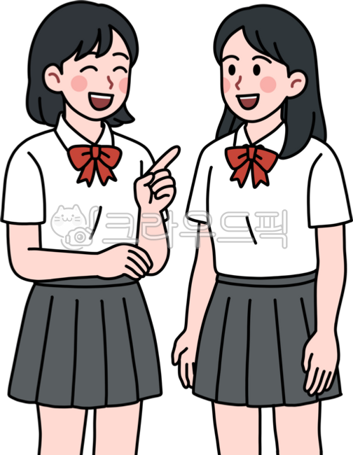 학생,중학생,고등학생,여학생,이야기,수다,토크,대화,교복,하복,행복,즐거움,티키타카,중학교,고등학교,만남,쉬는시간,친구,이야기하는,청소년,커뮤니케이션,인사,안부인사