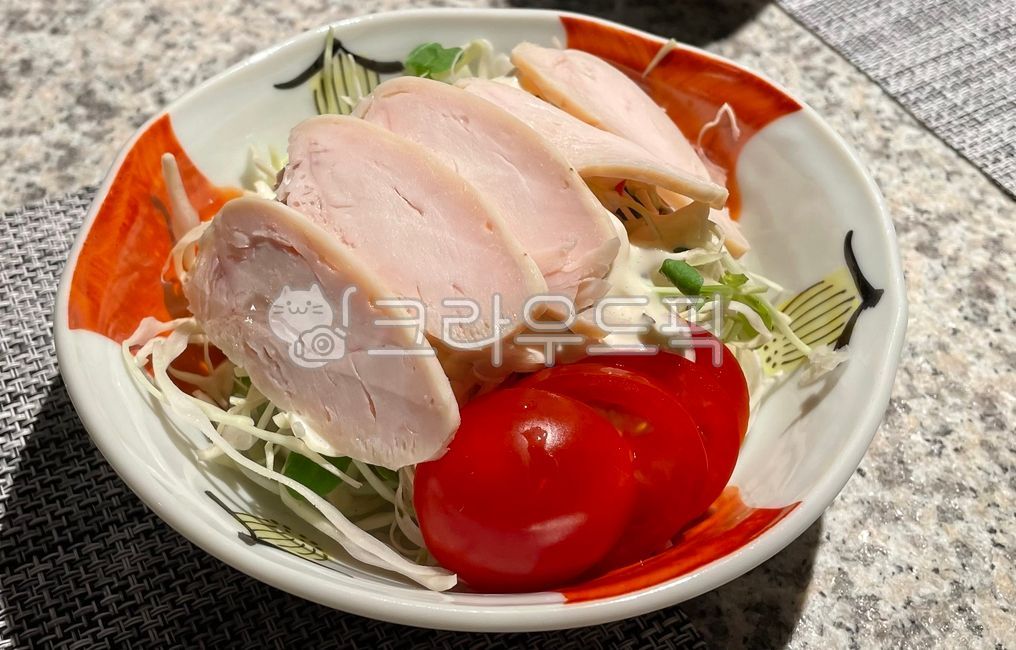 샐러드,닭가슴살,닭고기,음식,요리,닭가슴살샐러드,양배추,양배추샐러드,야채