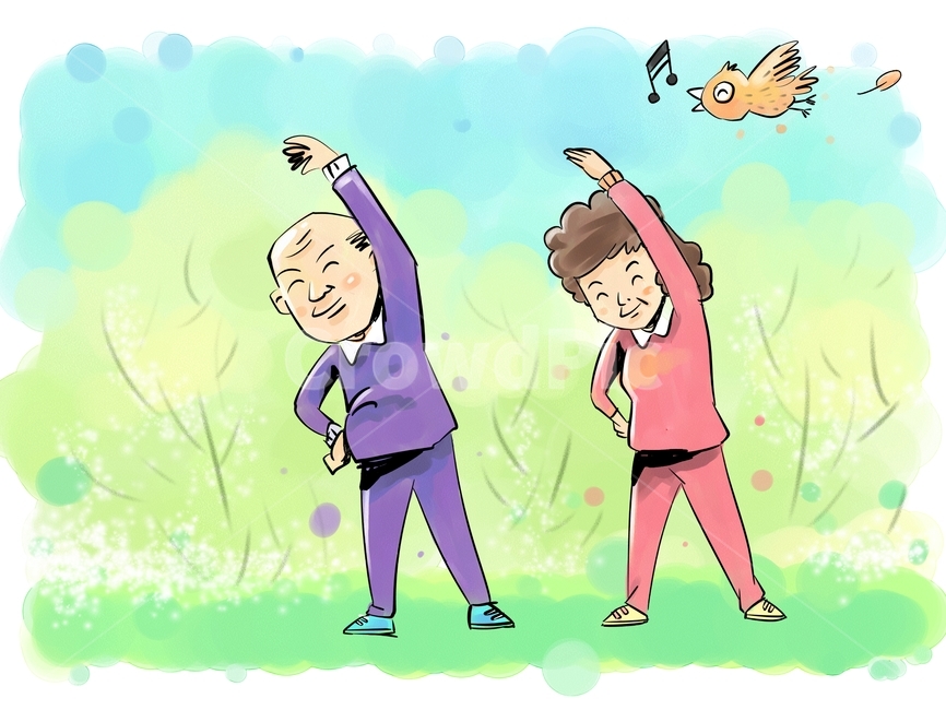 노인,노년,중년,질병,질환,쇠퇴,퇴화,쇠약,노인질병,노년질병,노인성질환,노인건강,병자,환자,치료,질병관리,건강관리,노약자,고령화,노령화,노화,성인병,노인복지,노후,늙음,노망,장애,보건,사회문제,노인층,60대,70대,80대,90대,아픔,고통,통증,보험,캐릭터,가난,빈곤,빈곤층,소외,소외계층,회화,펜화,페인터,일러스트,만화,수채화,삽화,상황그림,상황일러스트,드로잉,핸드드로잉,아트,미술,활력,운동,웃음,건강,미소,체조,활기,즐거움,부부,노부부,부부동반,체육,꽃,새,팔들어올리기,생활,아침체조,남자,여자,할아버지,할머니,human,인간,person,사람,노인,어르신,old man, senior citizen,스포츠,레저,운동,sports,leisure,exercise,그래픽,일러스트레이션,graphic,illustration