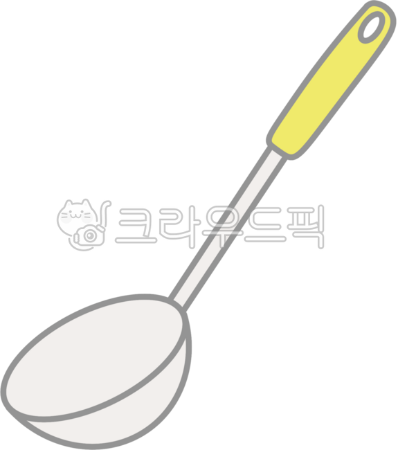 요리용국자, 급식국자, 조리도구, 단순한국자, 주방국자, 사진,이미지,일러스트,캘리그라피 - yemosa작가