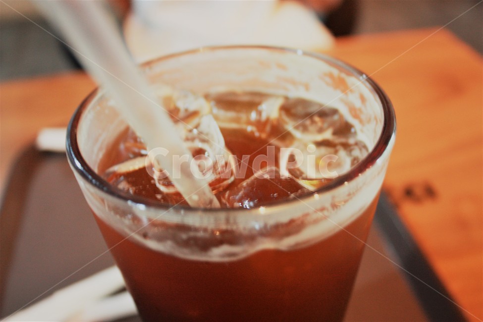 카페,커피,얼음,빨대,컵