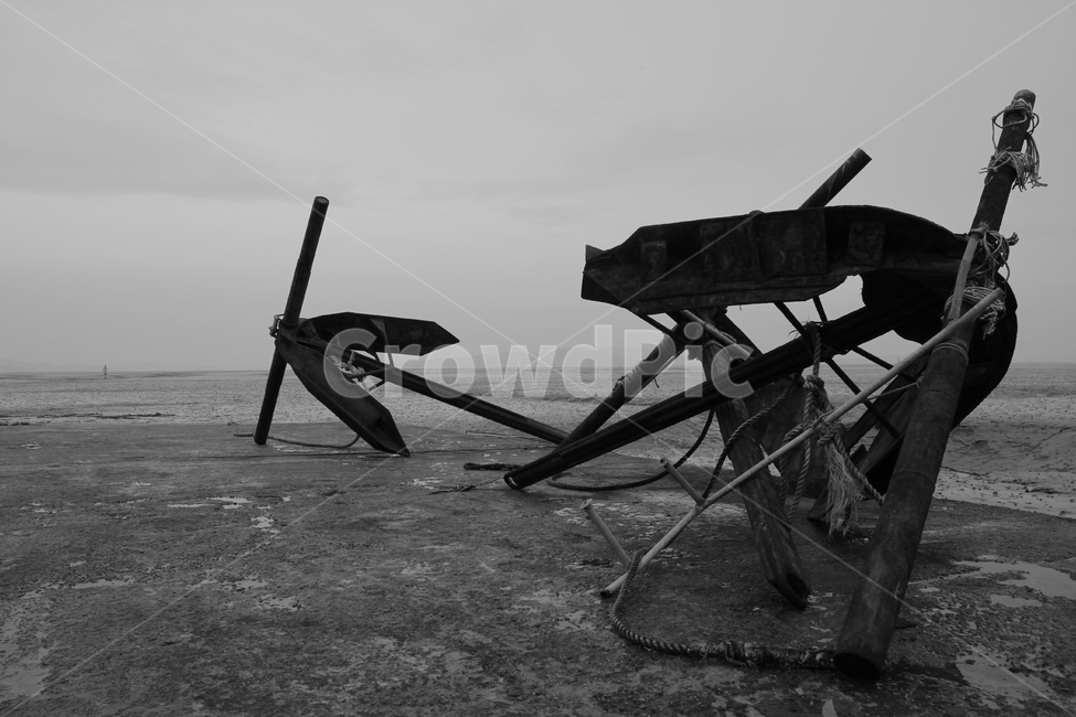 흑백사진,강화도,닻,썰물,흑백,항구,항만,blackandwhite,port,gangwhaisland,한국,anchor,afalloftide,바다,sea