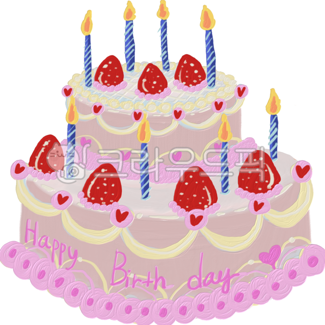 케이크,생일,2단케이크,딸기,딸기크림,초,촛불