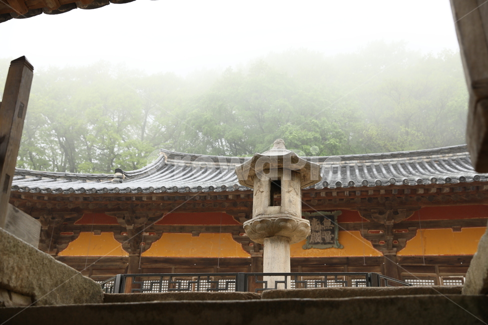 부석사,무량수전,사찰,안개,전통가옥,우중,석탑,석등,한국전통,한국문화,korean traditional,korean culture,조각상,동상,석상,조형물,statue,bronze statue,stone statue,종교,신앙,religion,belief,faith,건축물,건물외관,exterior,building,structure,architecture,construction