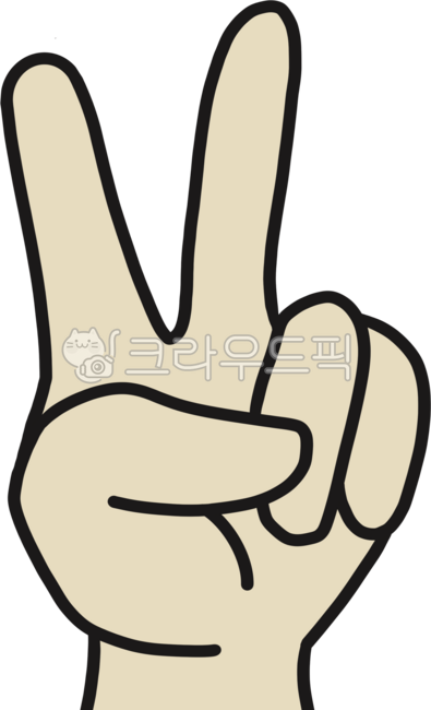 둘,둘일러스트,두번째,두번째일러스트,손,손모양,손가락일러스트,손일러스트,브이,브이일러스트