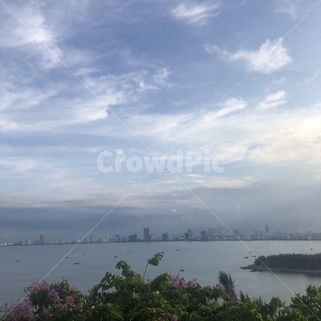 풍경,베트남,다낭,하늘,자연