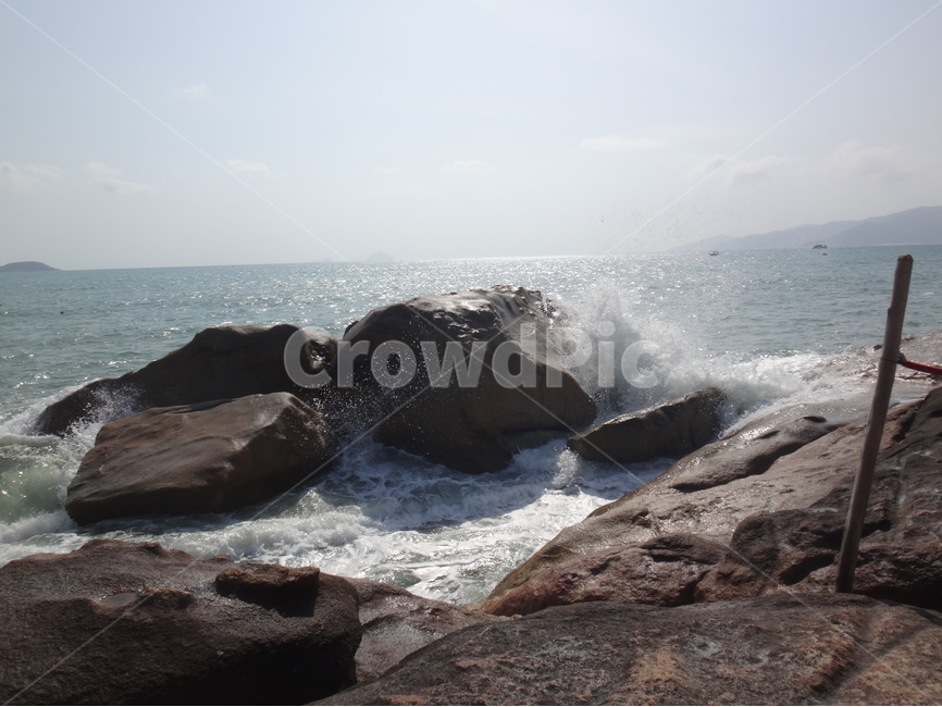 베트남,나트랑,혼쫑곶,바위,바다,파도,자연,풍경,nature,landscape,ocean,대양,water,물,outdoors,옥외,sea,promontory,곶