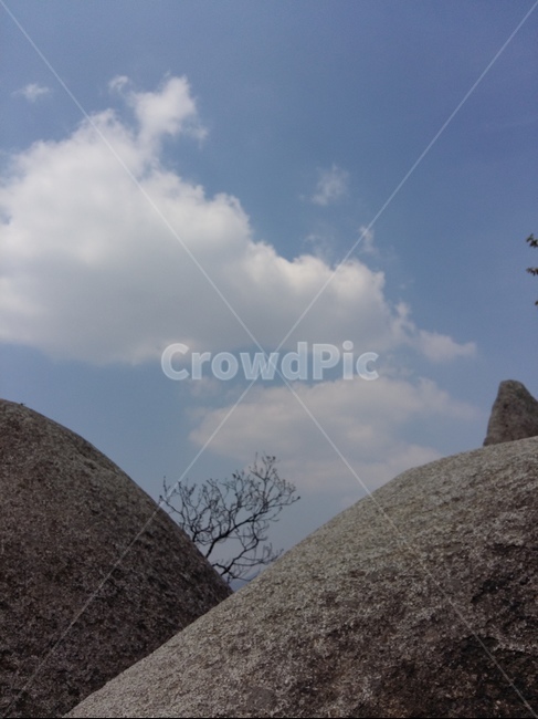 용봉산,맑음,봄,흰구름,나무,바위,산,자연,풍경,nature,landscape,grassland,목초지,outdoors,옥외,field,들,mound,투수판