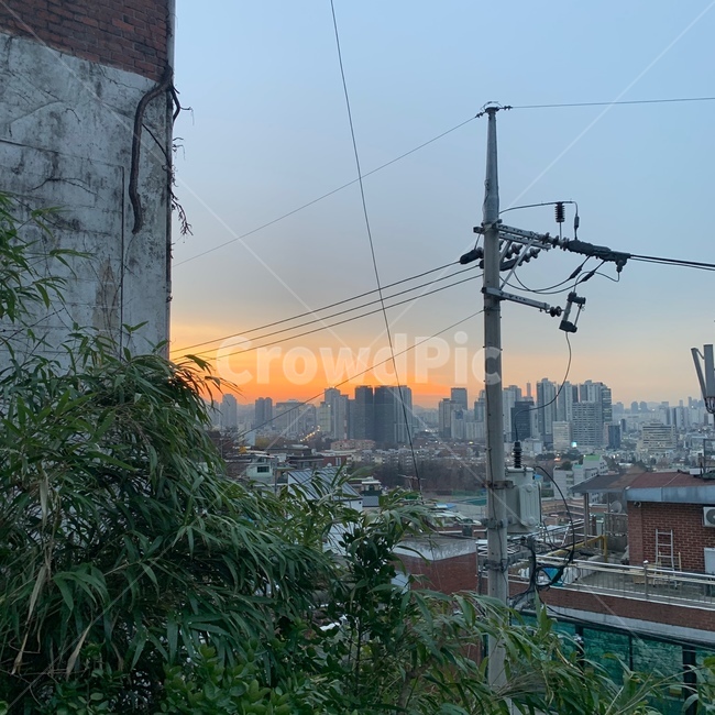 노을,해,풍경,일몰,후암동,도시,풍경,city,landscape,한국도시풍경,한국도시경관,korea cityscape