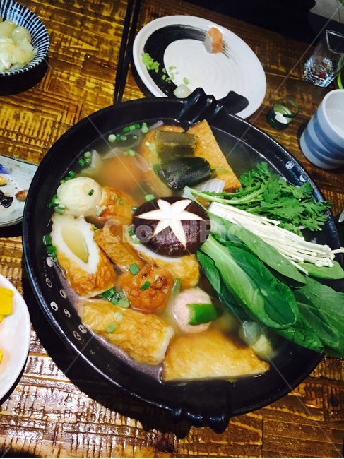 음식,어묵탕,오뎅탕,술안주,버섯,청경채