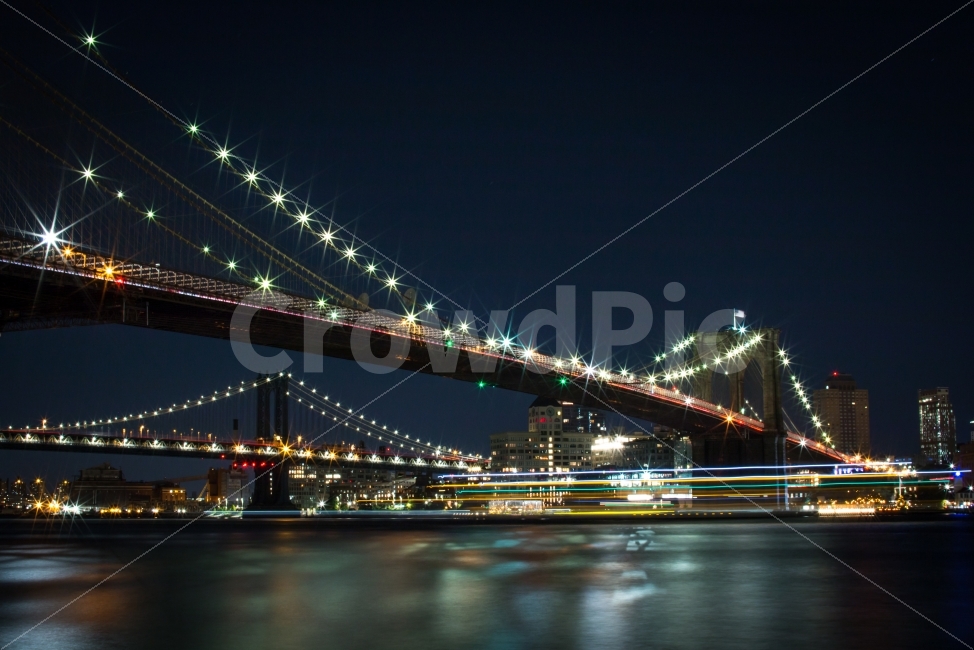 장노출,야경,다리,강가,뉴욕,브루클린브릿지,longexposure,nightview,cityscape,newyork,river,port,bridge,도시,풍경,city,landscape,야경,밤,nightscape,night,해외,외국,세계,foreign,oversea,world,랜드마크,landmark,tourist attraction,building,건물