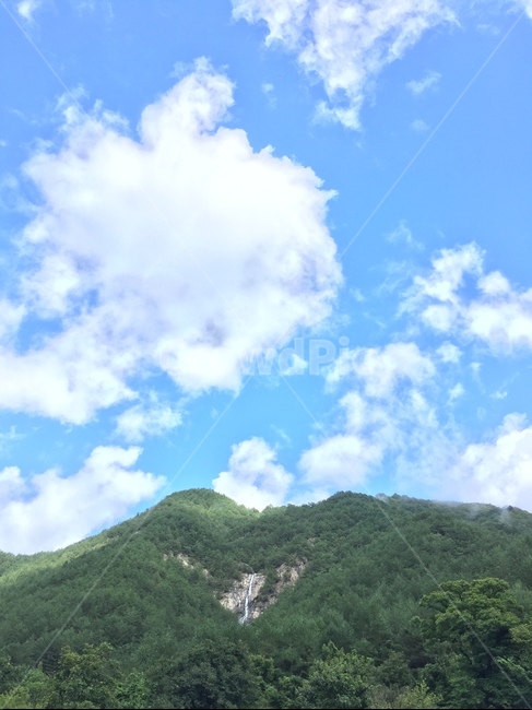 산,하늘,구름,폭포,sky,cloud,mountain,fall,waterfall,자연,풍경,nature,landscape,outdoors,옥외