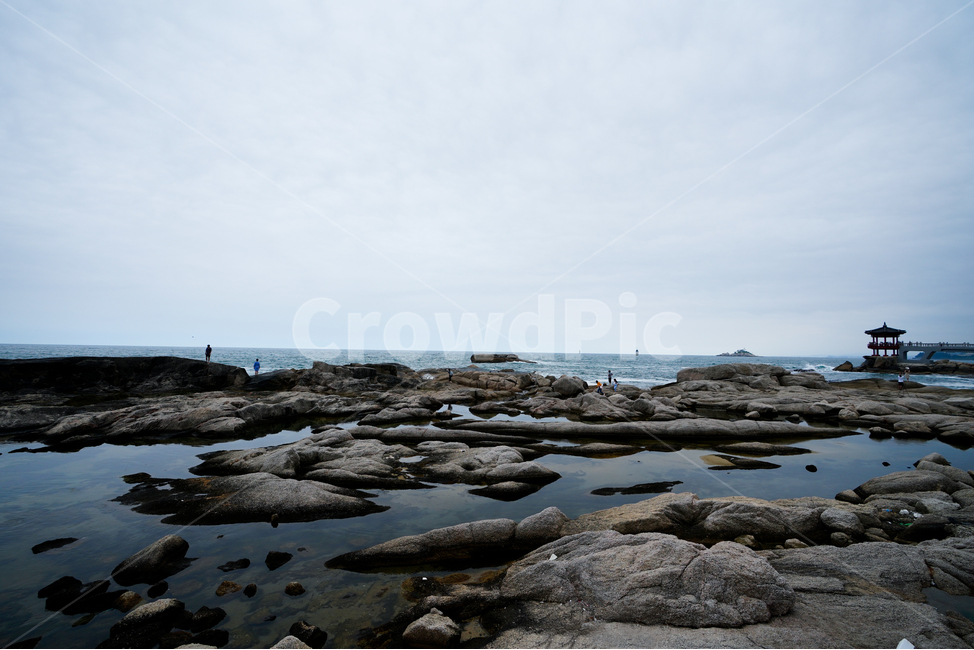 바다,풍경,하늘,물,바위,자연,파랑,돌,경치,자연,풍경,nature,landscape,architecture,건축물,building,건물,tower,탑