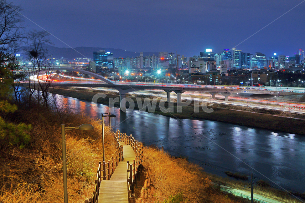 응봉교,중랑천,동부간선도로,도심야경,매봉산,야경,불빛,조명,성수동,탐방로,야경,밤,풍경,nightscape,night,landscape