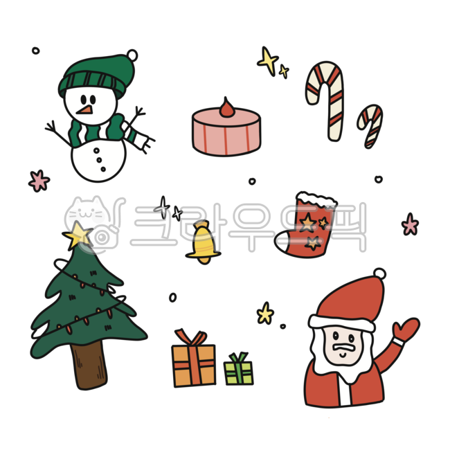 크리스마스,겨울,눈사람,귀여운,산타,크리스마스트리,겨울아이콘,케이크,선물상자,지팡이사탕,반짝반짝,크리스마스종,크리스마스양말,별,눈,christmas,winter,파티,종소리,양말