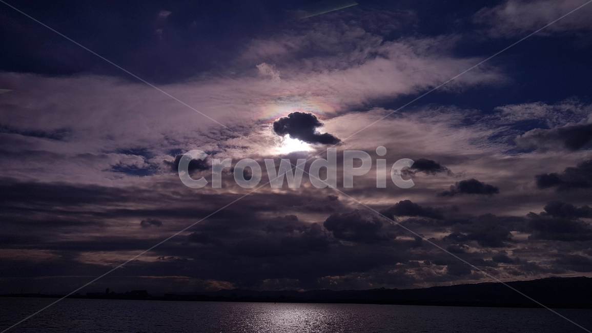 하늘,바다,violet,purple,바이올렛,블루,blue,구름,자연,풍경,nature,landscape,weather,날씨,cumulus,적운,outdoors,옥외,cloud,sky