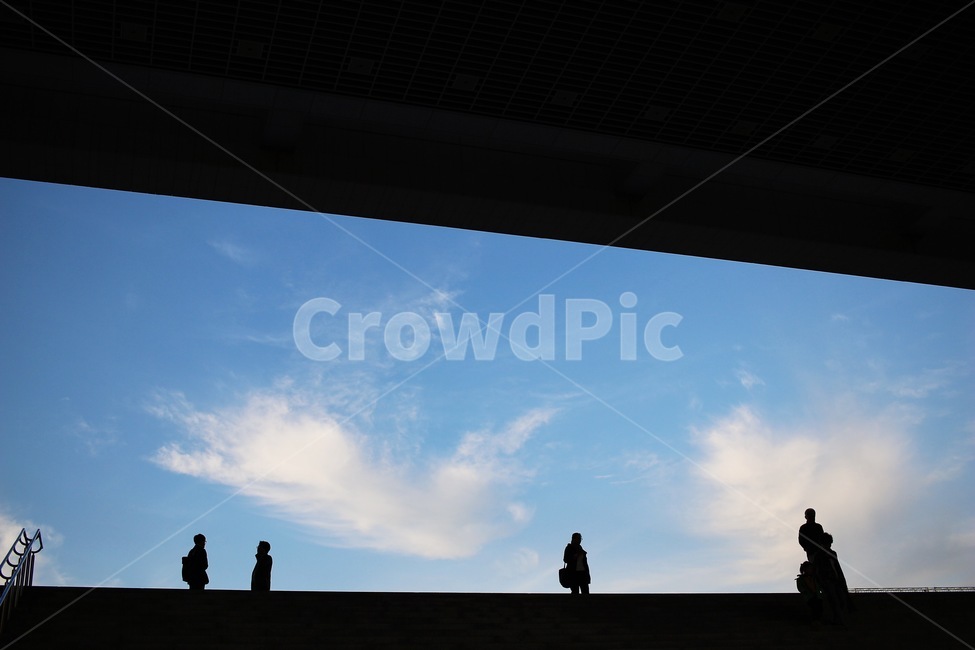 하늘,그람자,서울,도시,사람들,인물실루엣,사람실루엣,character silhouette,human silhouette,silhouette,실루엣,human,인간,person,사람