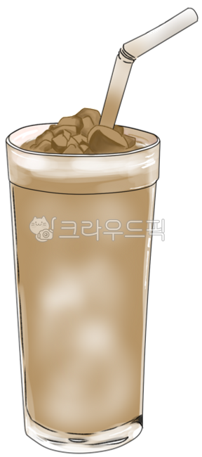 커피,커피일러스트,카페,휴식,티타임,달고나커피