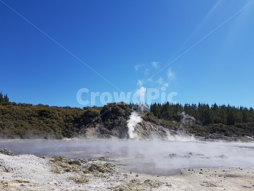 nature,자연,geyser,간헐천,뉴질랜드,newzealand